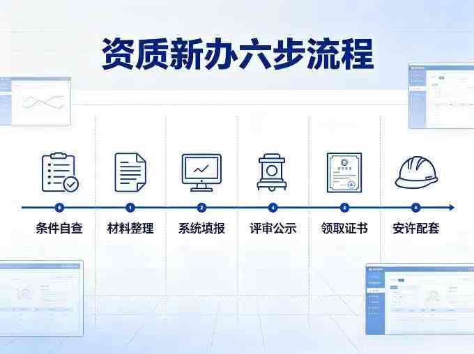 2026建筑资质新办完整流程｜从筹备到领证一步一图解实操